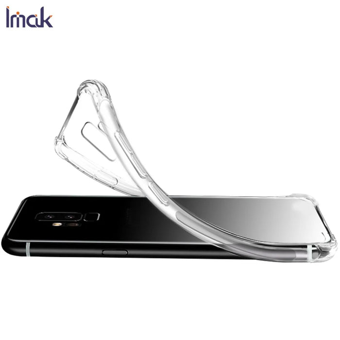 IMAK Anti-drop Soft TPU Phone Cover with Screen Protective Film for Samsung Galaxy A71 - Transparent - 2