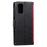 Vintage Splicing Leather Phone Shell with Wallet Stand for Samsung Galaxy S20 4G/S20 5G - Red - 5