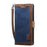 Retro Splicing Leather Phone Covering for Samsung Galaxy Note 10 Pro - Blue - 4