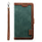 Vintage Splicing Style Wallet Stand Leather Flip Phone Case for Samsung Galaxy A20s  - Green - 3