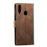 Vintage Splicing Style Wallet Stand Leather Flip Phone Case for Samsung Galaxy A20s  - Green - 5