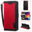 Special Retro Splicing Leather Shell for Samsung Galaxy A50/A50s/A30s - Red - 1