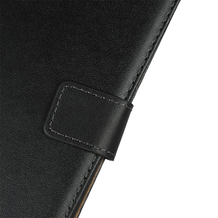 Genuine Leather Wallet Stand Cell Phone Shell Casing for Samsung Galaxy A51 5G - Pink - 7