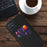 Cloth + PU Leather Coated PC Hard Case with Card Slot for Samsung Galaxy A71 - Black - 2