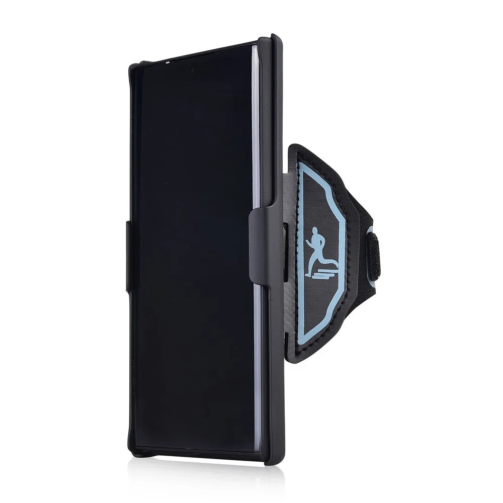Nylon Sport Wristband Woven Skin PC Case with Kickstand Phone Cover for Samsung Galaxy S20 Ultra - 2