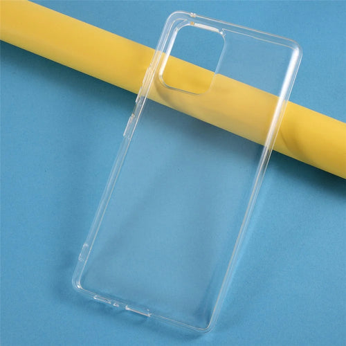 Transparent TPU Cover with Non-Slip Inner 2mm Thickness for Samsung Galaxy A91 / S10 Lite - 1