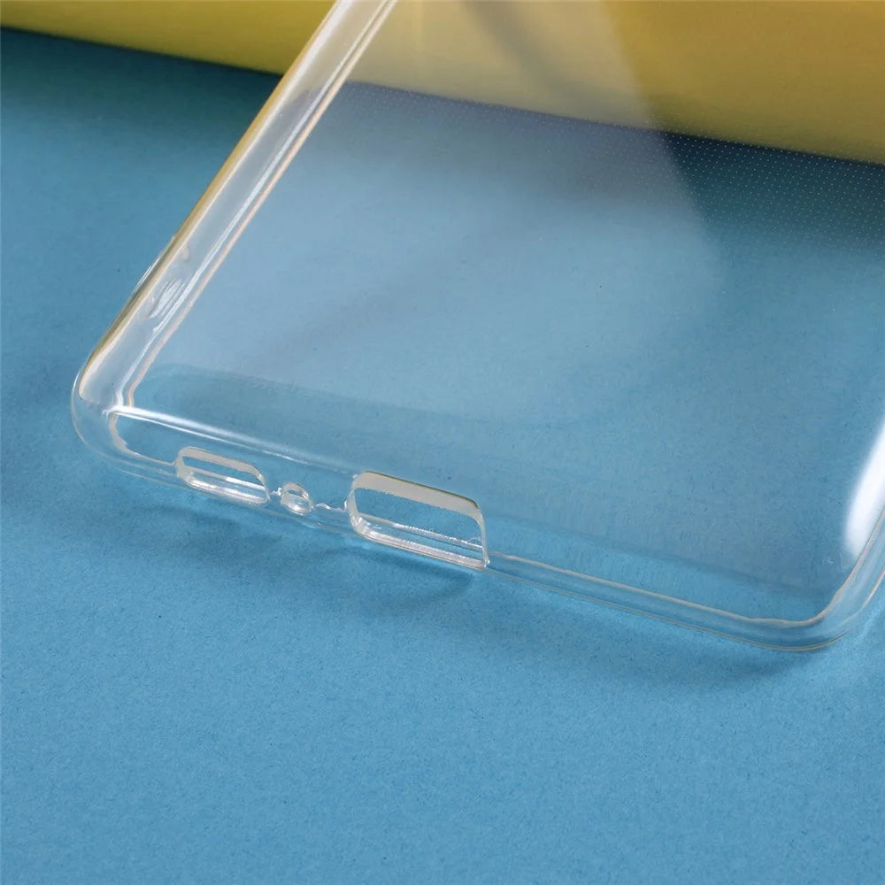 Transparent TPU Cover with Non-Slip Inner 2mm Thickness for Samsung Galaxy A91 / S10 Lite - 3