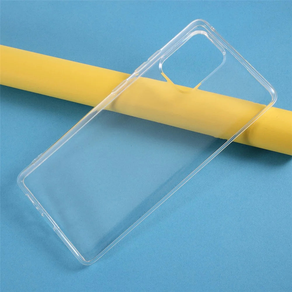 Transparent TPU Cover with Non-Slip Inner 2mm Thickness for Samsung Galaxy A91 / S10 Lite - 4