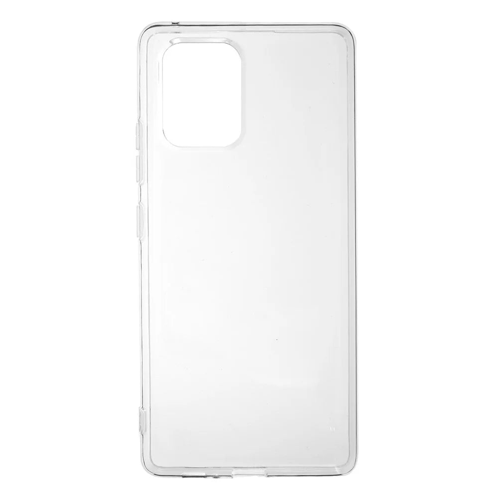 Transparent TPU Cover with Non-Slip Inner 2mm Thickness for Samsung Galaxy A91 / S10 Lite - 5