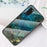 Marble Pattern Tempered Glass Case PC TPU Hybrid Shell for Samsung Galaxy A41 (Global Version) - Emerald - 1
