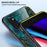 Marble Pattern Tempered Glass Case PC TPU Hybrid Shell for Samsung Galaxy A41 (Global Version) - Emerald - 5