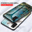 Marble Pattern Tempered Glass Case PC TPU Hybrid Shell for Samsung Galaxy A41 (Global Version) - Emerald - 6
