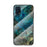 Marble Texture Tempered Glass + PC + TPU Hybrid Case for Samsung Galaxy M31 - Emerald - 2