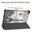 Pattern Printing Tri-fold Stand Leather Tablet Shell for Samsung Galaxy Tab S6 Lite (2024) / (2022) / (2020) - Eiffel Tower - 6