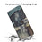 Light Spot Decor Patterned Leather Wallet Stand Case for Samsung Galaxy A91/S10 Lite - Cat and Reflection in Water - 5