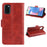 Magnetic PU Leather Wallet Flip Phone Shell for Samsung Galaxy A41 - Red - 1
