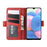Magnetic PU Leather Wallet Flip Phone Shell for Samsung Galaxy A41 - Red - 4