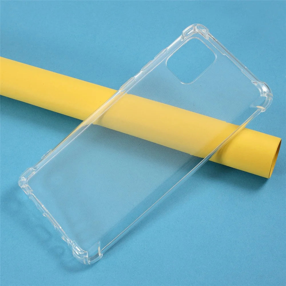 Drop-resistant Clear TPU Phone Case for Samsung Galaxy A81 / Note 10 Lite - 4