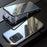 Phone Case Magnetic Frame + Tempered Glass Full Covering Phone Shell for Samsung Galaxy S20 Ultra - Black - 1