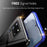 Phone Case Magnetic Frame + Tempered Glass Full Covering Phone Shell for Samsung Galaxy S20 Ultra - Black - 6