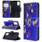 Pattern Printing Wallet Stand Flip Leather Phone Cover for Samsung Galaxy A41 (Global Version) - Crystal Butterflies - 1