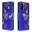 Pattern Printing Wallet Stand Flip Leather Phone Cover for Samsung Galaxy A41 (Global Version) - Crystal Butterflies - 4