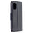 Litchi Skin with Wallet Leather Stand Case for Samsung Galaxy A41 (Global Version) - Black - 3
