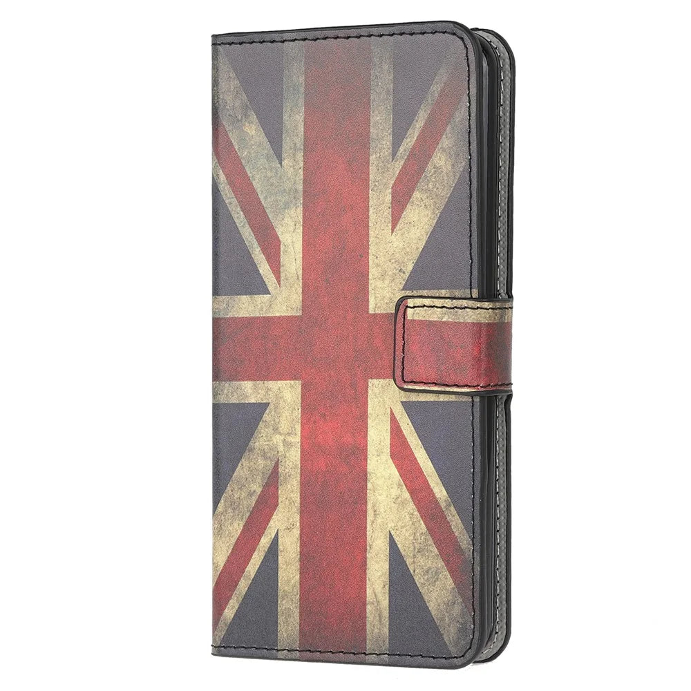Pattern Printing Wallet Leather Phone Case for Samsung Galaxy A41 (Global Version) - UK Flag - 2