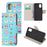 Pattern Printing Cross Texture Leather Wallet Case for Samsung Galaxy A41 (Global Version) - Multiple Owls - 1