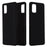 Shockproof Liquid Silicone Cover Phone Case for Samsung Galaxy A41 (Global Version) - Black - 1