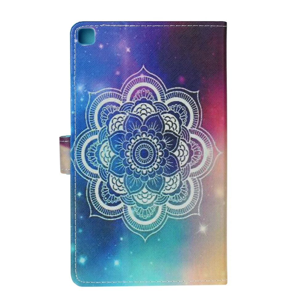 Pattern Printing Card Slots Flip Leather Tablet Cover for Samsung Galaxy Tab S6 Lite (2020) P610 P615 / (2022) / (2024) - Style A - 2