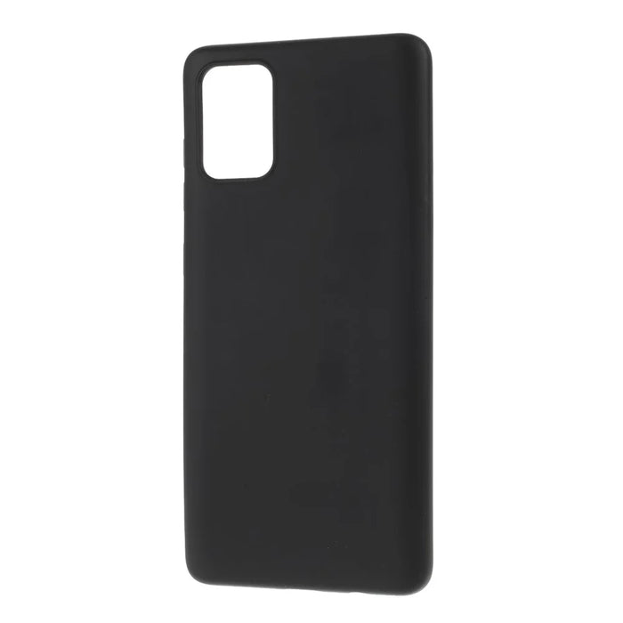 X-LEVEL Dynamic Series Liquid Silicone Soft Cover Phone Shell for Samsung Galaxy A71 SM-A715 - Black - 2