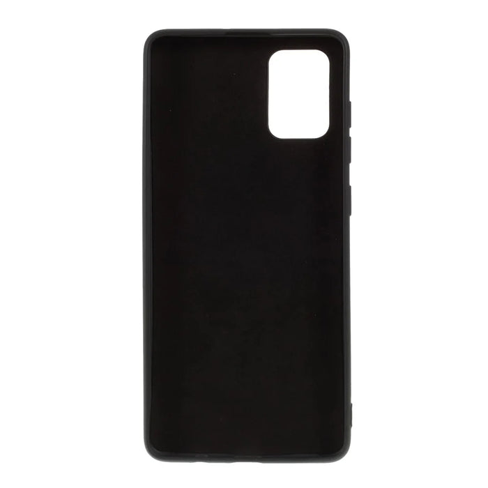 X-LEVEL Dynamic Series Liquid Silicone Soft Cover Phone Shell for Samsung Galaxy A71 SM-A715 - Black - 3