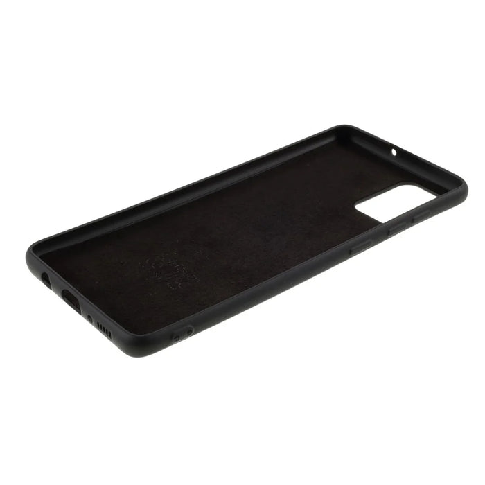 X-LEVEL Dynamic Series Liquid Silicone Soft Cover Phone Shell for Samsung Galaxy A71 SM-A715 - Black - 6