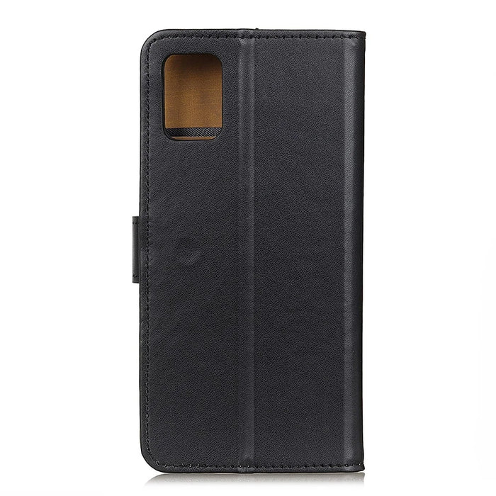 Wallet Stand Flip Leather Protective Case for Samsung Galaxy A51 5G SM-A516 - Black - 3