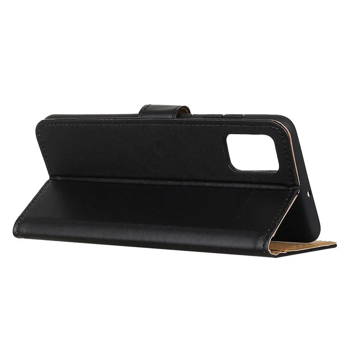 Wallet Stand Flip Leather Protective Case for Samsung Galaxy A51 5G SM-A516 - Black - 4