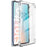 IMAK Crystal Case II Clear Wear Resistant Shell + Screen Protector Film for Samsung Galaxy A91/S10 Lite/M80S - Transparent - 1