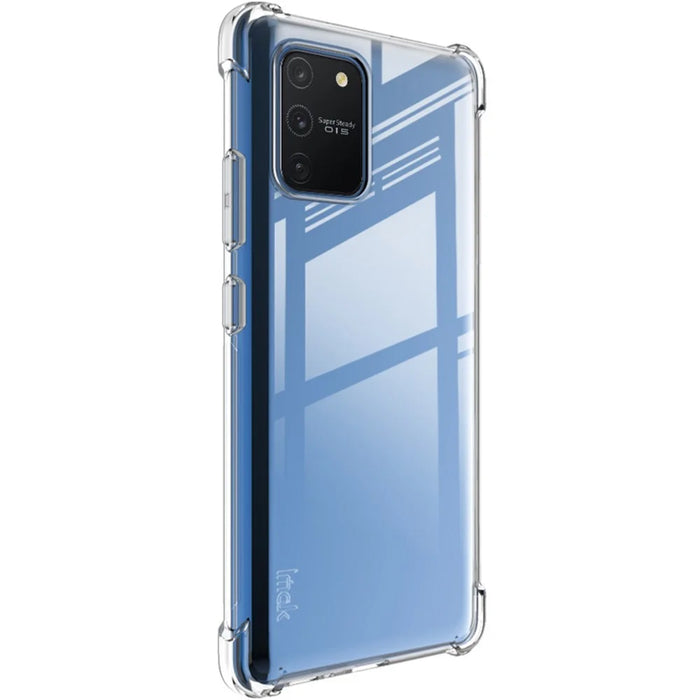 IMAK Crystal Case II Clear Wear Resistant Shell + Screen Protector Film for Samsung Galaxy A91/S10 Lite/M80S - Transparent - 3