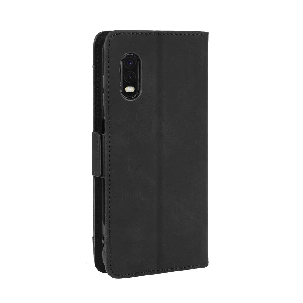 Wallet Leather Stand Case for Samsung Galaxy Xcover Pro - Black - 7