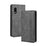 Vintage Style Leather Wallet Stand Case for Samsung Galaxy Xcover Pro - Black - 2