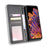 Vintage Style Leather Wallet Stand Case for Samsung Galaxy Xcover Pro - Black - 6