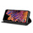 Vintage Style Leather Wallet Stand Case for Samsung Galaxy Xcover Pro - Black - 7