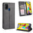 Magnetic Retro Leather with Wallet Phone Shell for Samsung Galaxy M31 - Black - 1