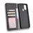 Magnetic Retro Leather with Wallet Phone Shell for Samsung Galaxy M31 - Black - 5