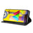 Magnetic Retro Leather with Wallet Phone Shell for Samsung Galaxy M31 - Black - 7
