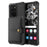 Wallet Kickstand Leather Coated TPU Cover Built-in Magnetic Sheet for Samsung Galaxy S20 Plus/S20 Plus 5G - Black - 3
