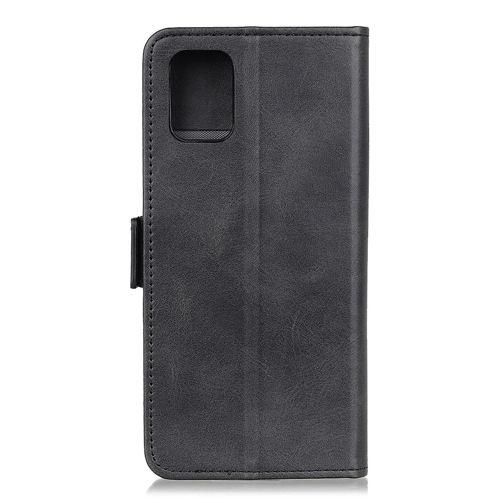 Protective Wallet Stand Magnetic Closure Leather Cover Shell for Samsung Galaxy A31 - Black - 2