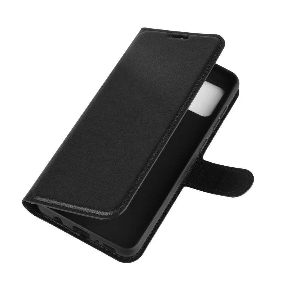 Litchi Surface Wallet Leather Case for Samsung Galaxy A31 - Black - 2