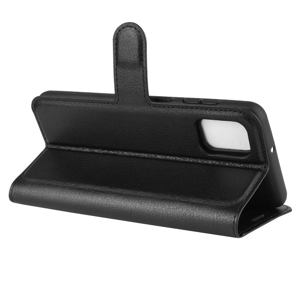 Litchi Surface Wallet Leather Case for Samsung Galaxy A31 - Black - 7