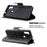 Wallet Leather Stand Case for Samsung Galaxy A11 (EU Version)/M11 - Black - 2
